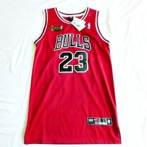 Michael Jordan CHICAGO BULLS Nba Store FINALS Nike Jersey Size 50 New W Tags VTG